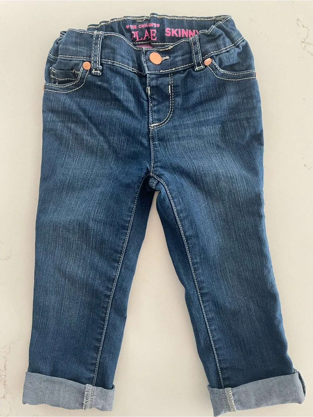Children's Place Skinny Jeans - Dark Blue Denim
